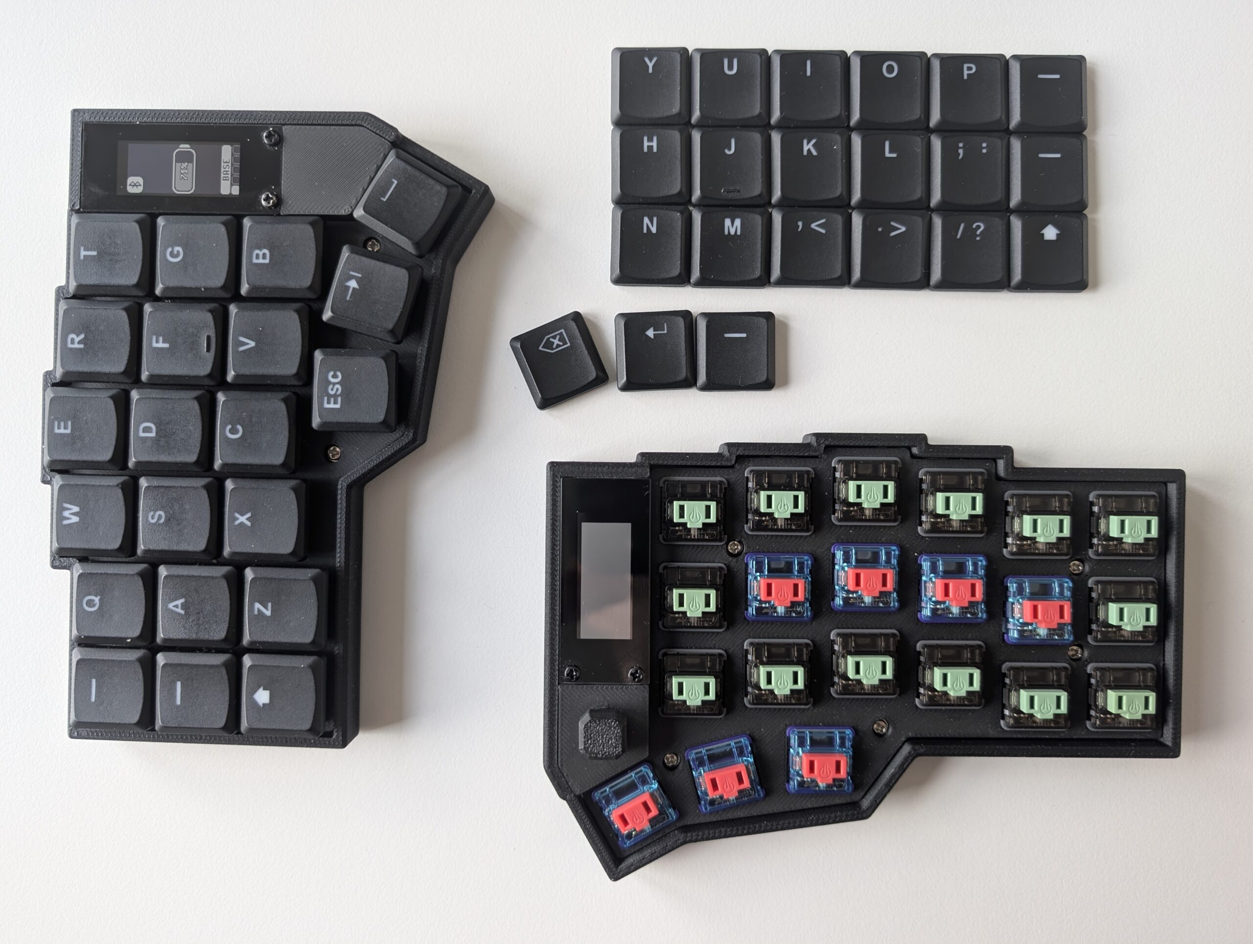 Eyelash Corne with Boken and Twilight switches
